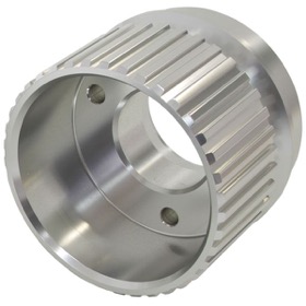 <strong>Gilmer Drive Crankshaft Pulley - Silver Finish</strong><br /> Suit SB & BB Chevy with Long Water Pump
