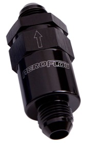 <strong>30 Micron Billet Fuel Filter -6AN</strong><br /> Black Finish. 2" Length
