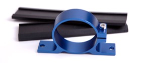 <strong>Bosch Single Fuel Pump Bracket (Blue)</strong> <br />
