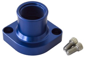 <strong>Billet Thermostat Housing - Blue</strong><br /> Suit Ford 302-351C
