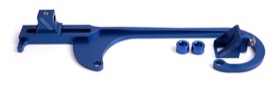 <strong>Billet Throttle Cable Bracket 4150 Style</strong> <br /> Blue Finish
