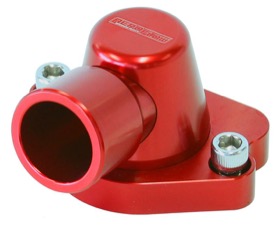 <strong>Billet Thermostat Housing - Red</strong><br /> Suit Holden V8 (Swivel. No Heater Outlet)
