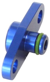 <strong>Fuel Rail Adapter (Blue) </strong><br /> Suit Toyota, Subaru with 40mm Centres
