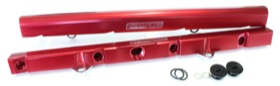 <strong>Billet EFI Fuel Rails (Red)</strong><br /> Suit Ford 5.0L EFI V8
