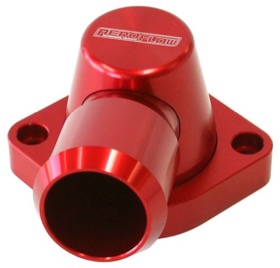 <strong>Billet Thermostat Housing - Red</strong><br /> Suit Holden/Chevy LS except LS3, Swivel
