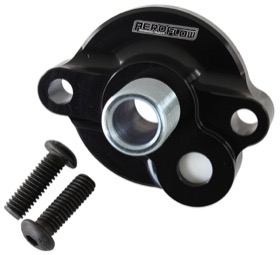 <strong>Spin-On Filter Mount </strong><br />Black Anodised Suit SB/BB Chev & V6 With 15psi Internal Bypass
