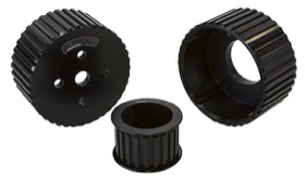 <strong>Gilmer Drive Kit (Belt not included) - Black Finish</strong> <br />Suit Holden 253-308 V8 with Large Bearing Water Pump
