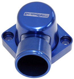 <strong>Billet Thermostat Housing - Blue Finish</strong><br />Suit Big Block Ford 429-460
