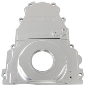 <strong>2-Piece Billet Aluminium Timing Cover - Silver Finish</strong><br /> Suit GM LS Series. Includes Mounting Hardware and Cam Sensor Plug
