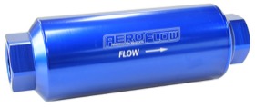 <strong>10 Micron Pro Filter with -12AN ORB Ports</strong> <br />Blue Finish. 7" x 2-1/2"
