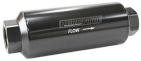 <strong>100 Micron Pro Filter with -12AN ORB Ports</strong> <br /> Black Finish. 7" x 2-1/2"
