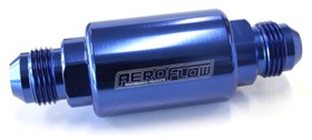 <strong>Billet Fuel Filter -8AN</strong><br />40 micron Stainless Steel element, 1.25
