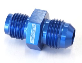 <strong>Inverted Seat Adapter 1/2"-20 to -6AN</strong> <br />Blue Finish
