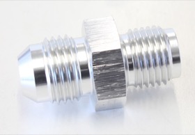 <strong>Inverted Seat Adapter 1/2"-20 to -6AN</strong> <br />Silver Finish
