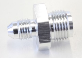 <strong>Inverted Seat Adapter 5/8"-18 to -4AN</strong> <br />Silver Finish
