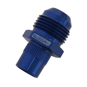 <strong>Breather Adapters -10AN</strong><br /> Press in for Nissan Valve Covers with non-threaded hole, Blue
