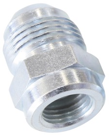 <strong>Female Inverted Flare to AN Adapter 1/2"-20 to -8AN</strong><br />Use with OEM Hard Lines
