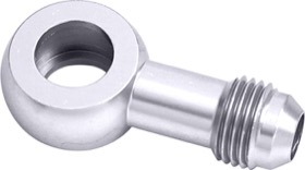 <strong>Alloy AN Banjo Fitting 10mm to -4AN</strong> <br />Silver Finish
