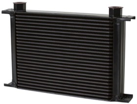 <strong>Engine Oil or Transmission Oil Cooler </strong><br />330mm L x 146mm H x 51mm D. -10 Female ORB Threads.
