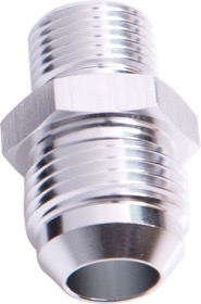 <strong>Metric to Male Flare Adapter M12 x 1.5mm to -4AN </strong><br />Silver Finish
