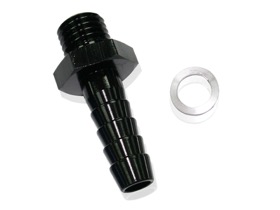 <strong>Barb EFI Fuel Pump Adapter M14 x 1.5mm to 1/2"</strong><br /> Black Finish
