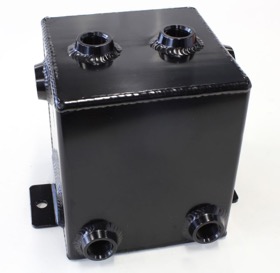 <strong>Universal Fabricated Alloy Tank</strong><br /> 2.2L capacity, 5" L x 5" W x 6", Black finish
