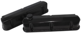<strong>Fabricated Aluminium Valve Covers</strong> <br />Black Finish. Suit Ford 289-351 Windsor
