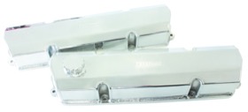 <strong>Fabricated Billet Valve Covers</strong><br /> Polished Finish. Suit Holden Early V8
