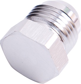 <strong>AN Flare Plug -4AN </strong><br />Silver Finish
