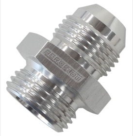 <strong>BSPP to Straight Male Flare Adapter 1/2" to -8AN</strong><br />Silver
