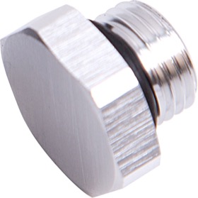 <strong>ORB Port Plug -3AN </strong><br />Silver Finish

