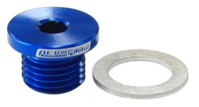 <strong>Metric Port Plug M12 x 1.25</strong><br /> Blue Finish.
