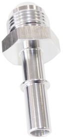 <strong>Push-On EFI Fuel Fitting -6AN Push-on to 3/8" Male Hard Tube </strong><br /> Silver Finish
