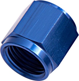 <strong>-16AN Aluminium Tube Nut to 1" Tube</strong> <br /> Blue Finish. Suits Aeroflow, Moroso & Russell Tubing
