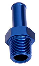 <strong>Male NPT to Barb Straight Adapter 1/8" to 3/16"</strong><br /> Blue Finish
