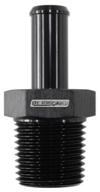 <strong>Male NPT to AN Barb Straight Adapter 3/8" to -6AN Hose</strong><br /> Black Finish
