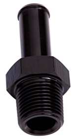 <strong>Male NPT to Barb Straight Adapter 3/8" to 3/8"</strong><br /> Black Finish
