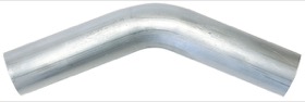 <strong>45° Aluminium Mandrel Bend 3" (75mm) Dia. </strong><br /> 1/16" (1.63mm) Wall. 5-1/2" (140mm) Leg
