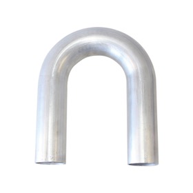 <strong>180° Aluminium Mandrel Bend 2" (51mm) Dia. </strong><br /> 1/16" (1.63mm) Wall. 5-1/2" (140mm) Leg
