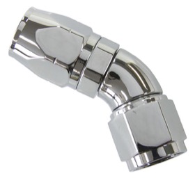 <strong>880 Elite Series Full Flow Cutter Swivel 45° Hose End -6AN</strong><br /> Suits 100 & 450 Series Hose

