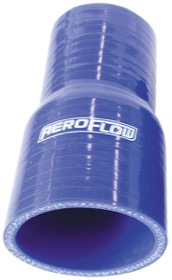 <strong>Straight Silicone Hose Reducer 1-1/2" - 1-1/8" (38-28mm) I.D </strong><br />Gloss Blue Finish. 5" (127mm)
