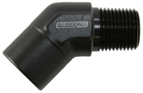 <strong>45° NPT Female to Male NPT Fitting 1-1/4" </strong><br />Black Finish
