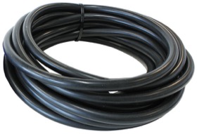 <strong>Silicone Vacuum Hose<strong><br />5/16" (8mm) I.D, Wall 4mm, 50 Foot (15m)  Roll, Black