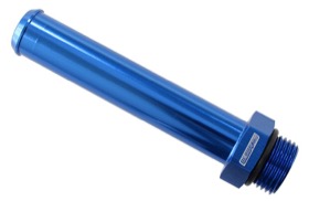 <strong>ORB Barb Adapters </strong><br /> -8 ORB to 3/4" (19mm) Barb, 100mm OAL, Blue Finish
