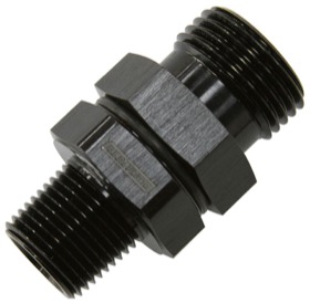 <strong>ORB to NPT Coupler </strong><br /> -10 ORB to 3/8" NPT, Black Finish
