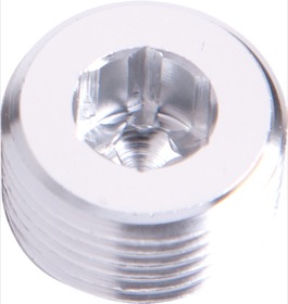 <strong>NPT Plug 1/16" </strong><br />Silver Finish
