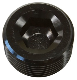 <strong>NPT Plug 1/8" </strong><br />Black Finish, 25 pack
