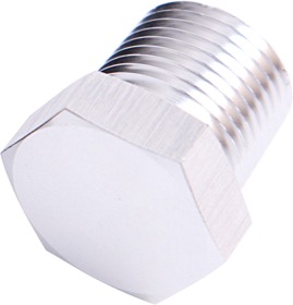 <strong>NPT Hex Head Plug 1" </strong><br /> Silver Finish
