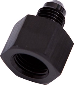 <strong>AN Flare Reducer Female/Male -6AN to -3AN </strong><br />Black Finish
