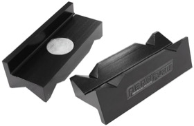 <strong>Billet Aluminium Magnetic Vice Jaws - Black </strong><br />suits -16 to -20AN fittings
